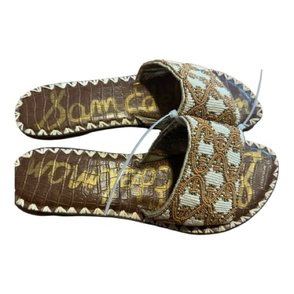 Sam Edelman Tan and Cream Sandals - Picture 3 of 4